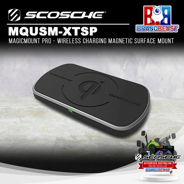 Scosche MQUSM-XTSP MagicMount Pro - Wireless Charging Magnetic Surface Mount