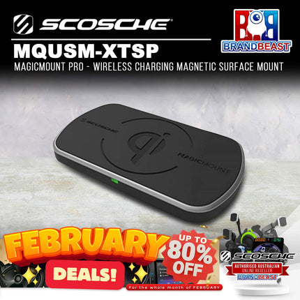 Scosche MQUSM-XTSP MagicMount Pro - Wireless Charging Magnetic Surface Mount