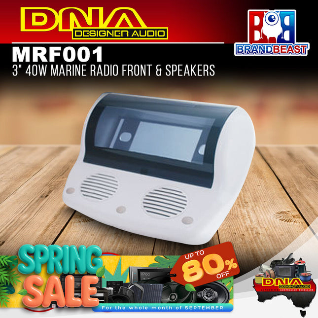 DNA MRF001 3" 40W Marine Radio Front & Speakers
