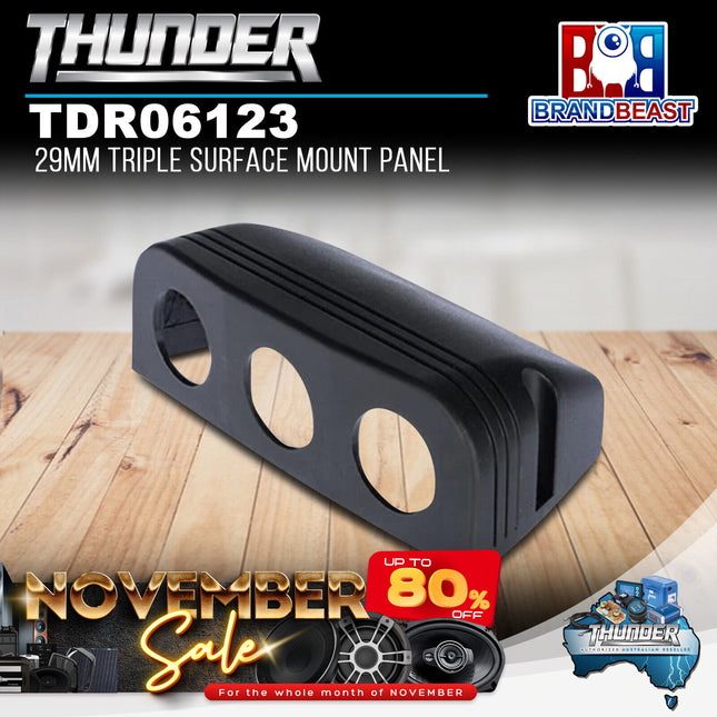 Thunder TDR06123 29mm Triple Surface Mount Panel