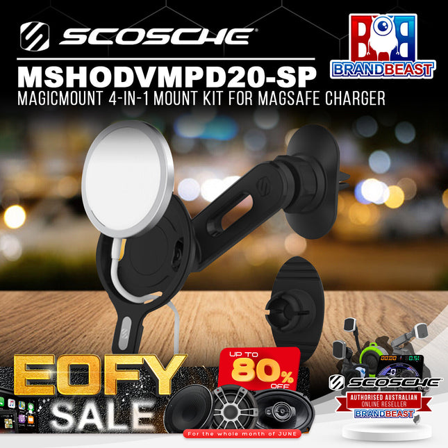 Scosche MSHODVMPD20-SP MagicMount 4-in-1 Mount Kit for MagSafe Charger