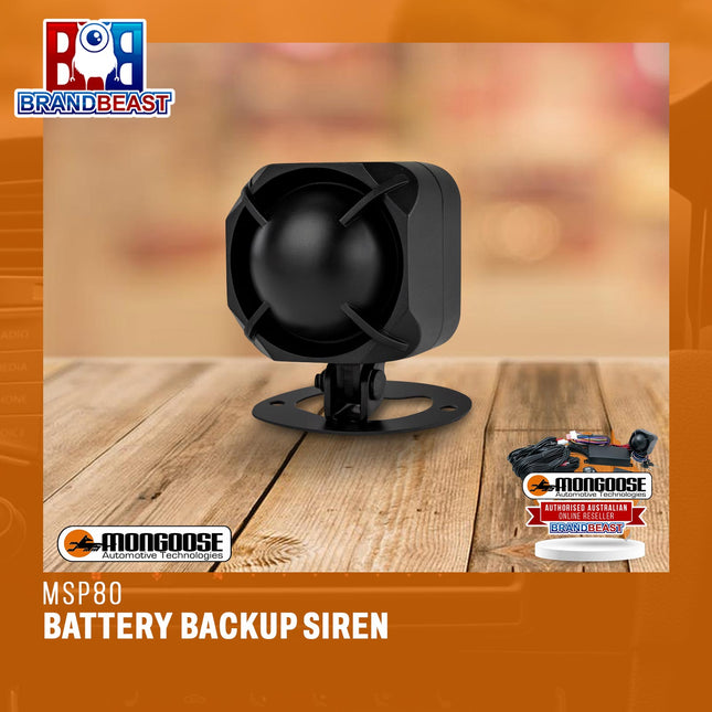 Mongoose MSP80 Battery Backup Siren