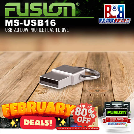 Fusion MS-USB16 USB 2.0 Low Profile Flash Drive