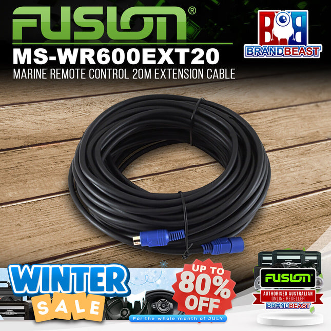 Fusion MS-WR600EXT20 Marine Remote Control 20m Extension Cable