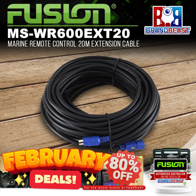 Fusion MS-WR600EXT20 Marine Remote Control 20m Extension Cable