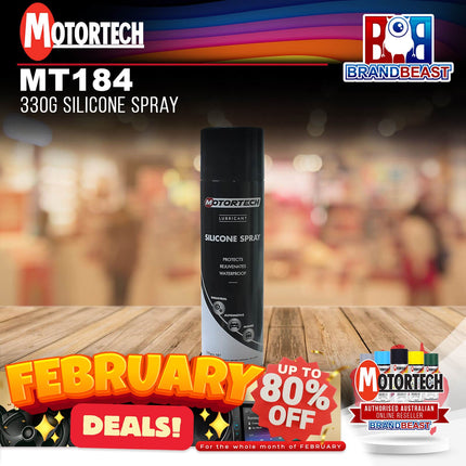 Motortech MT184 330G Lubricant Silicone Spray