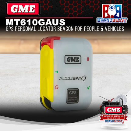 GME MT610GAUS GPS Personal Locator Beacon For People & Vehicles