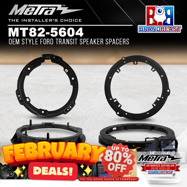 Metra MT82-5604 OEM Style Ford Transit Speaker Spacers