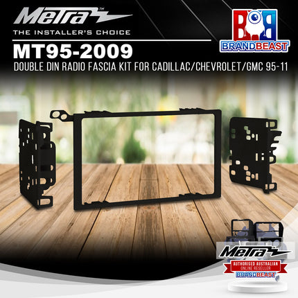 Metra MT95-2009 2DIN Radio Facia Kit For GM Cadillac/Chevrolet/GMC/Hummer/Suzuki