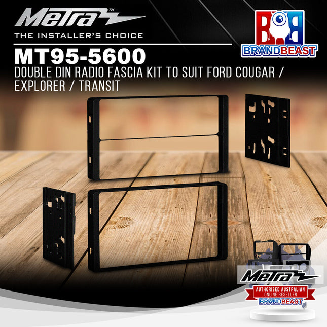 Metra MT95-5600 2DIN Radio Black Facia Kit Suit Ford Cougar/Explorer/Transit