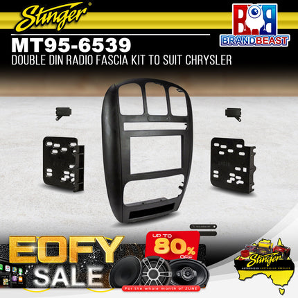 Metra MT95-6539 Double DIN Radio Fascia Kit To Suit Chrysler Voyager/Grand Voyager 1998-2007