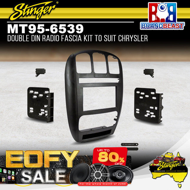 Metra MT95-6539 Double DIN Radio Fascia Kit To Suit Chrysler Voyager/Grand Voyager 1998-2007