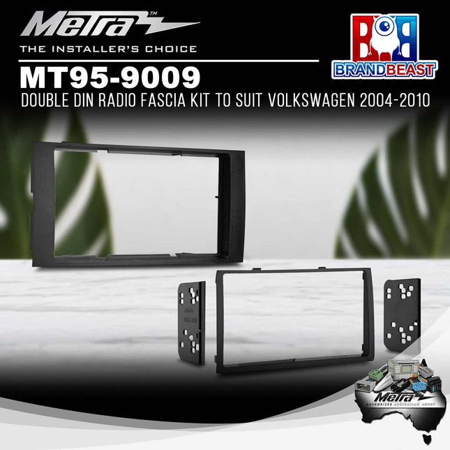 Metra MT95-9009 Double DIN Radio Fascia Kit Suit Volkswagen 2004 - 2010