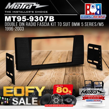 Metra MT95-9307B Double DIN Radio Fascia Kit To Suit BMW 5 Series/M5 1996-2003