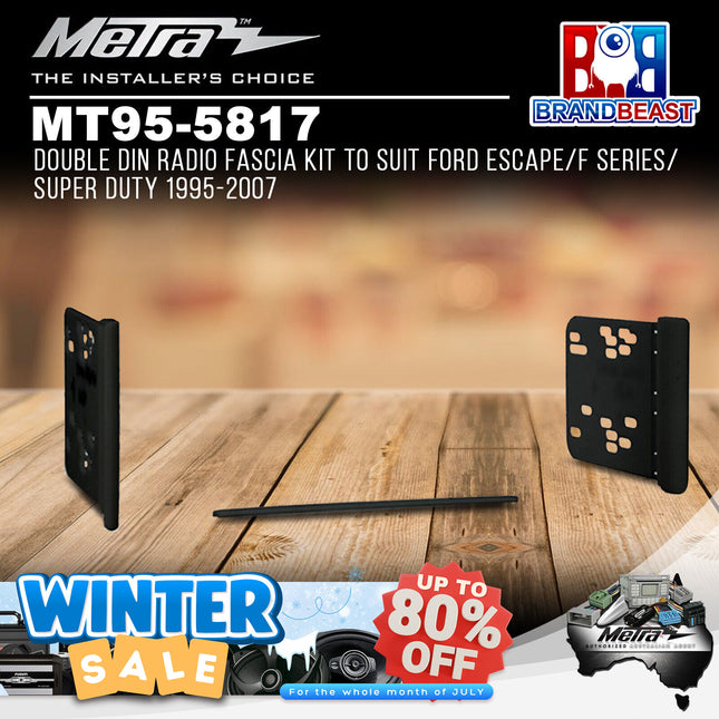Metra MT95-5817 Double DIN Radio Fascia Kit For Ford Escape/F Series 1995-2007