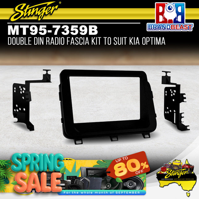 Metra MT95-7359B Double DIN Radio Fascia Kit To Suit Kia Optima 2013-2015