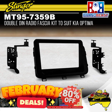 Metra MT95-7359B Double DIN Radio Fascia Kit To Suit Kia Optima 2013-2015