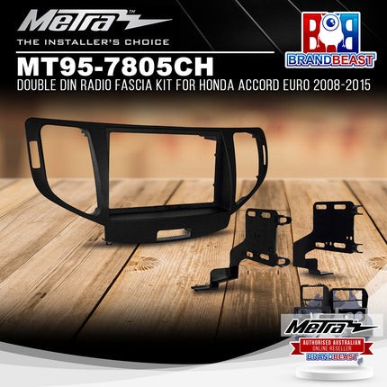 Metra MT95-7805CH Double DIN Radio Fascia Kit Suit Honda Accord Euro 2008 - 2015