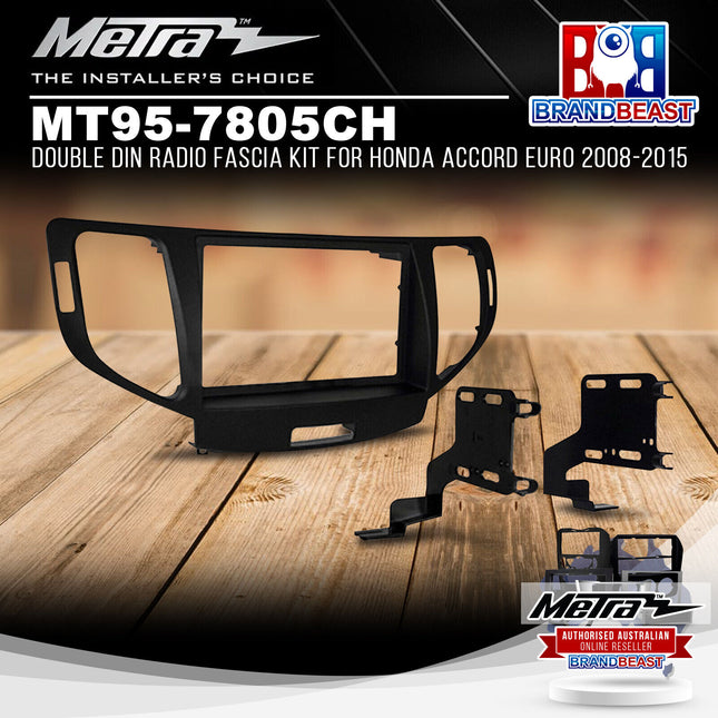 Metra MT95-7805CH Double DIN Radio Fascia Kit Suit Honda Accord Euro 2008 - 2015