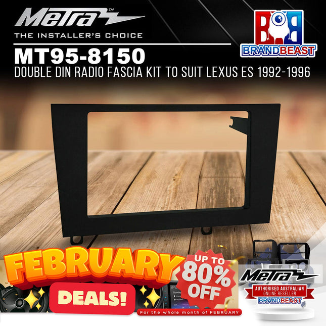 Metra MT95-8150 Double DIN Radio Fascia Kit To Suit Lexus ES 1992-1996