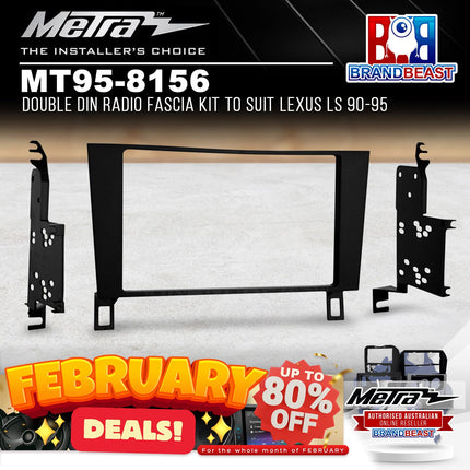 Metra MT95-8156 Double DIN Radio Fascia Kit To Suit Lexus LS 90-95