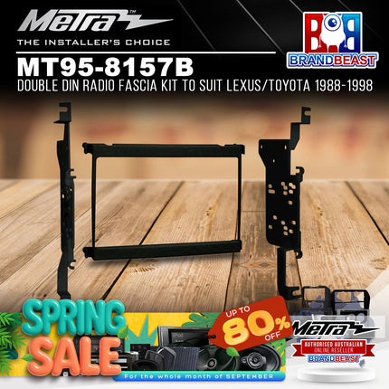 Metra MT95-8157B Double DIN Radio Fascia Kit Suit Lexus/Toyota 1988-1998