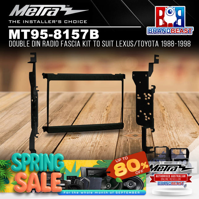 Metra MT95-8157B Double DIN Radio Fascia Kit Suit Lexus/Toyota 1988-1998