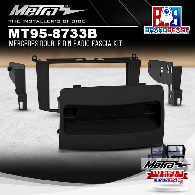 Metra MT95-8733B Mercedes Double DIN Radio Fascia Kit