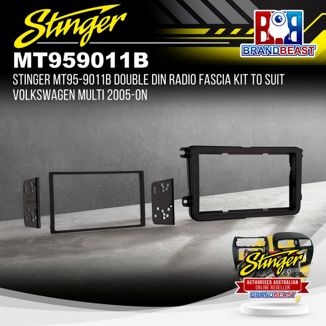 Stinger MT95-9011B Double DIN Radio Fascia Kit to Suit Volkswagen Multi 2005-On