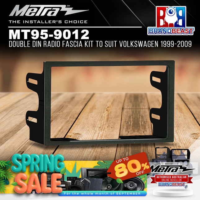 Metra MT95-9012 Double DIN Radio Fascia Kit To Suit Volkswagen 1999-2009