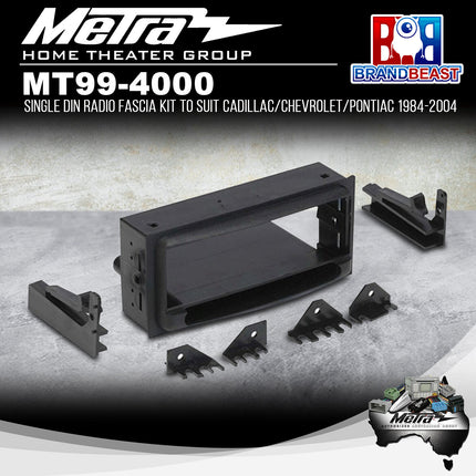 Metra MT99-4000 Single DIN Radio Facia Kit Suit GM Cadillac/Chevrolet/Pontiac