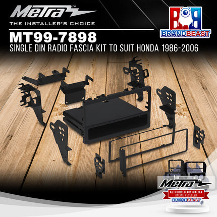 Metra MT99-7898 Single DIN Radio Fascia Kit To Suit Honda 1986-2006