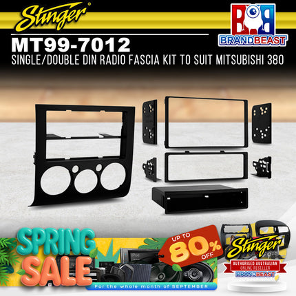 Metra MT99-7012 Single/Double DIN Radio Fascia Kit For Mitsubishi 380 2004-2011