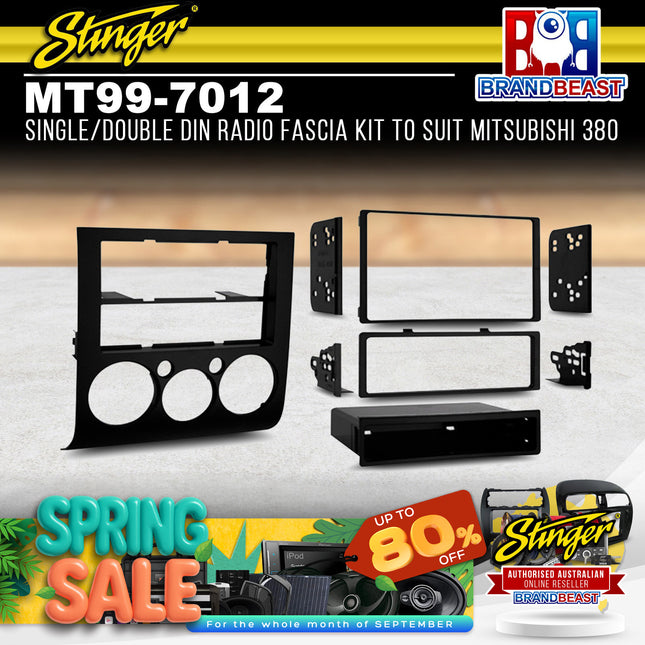 Metra MT99-7012 Single/Double DIN Radio Fascia Kit For Mitsubishi 380 2004-2011