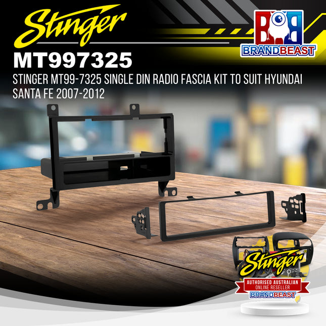 Stinger MT99-7325 Single DIN Radio Fascia Kit to Suit Hyundai Santa Fe 2007-2012