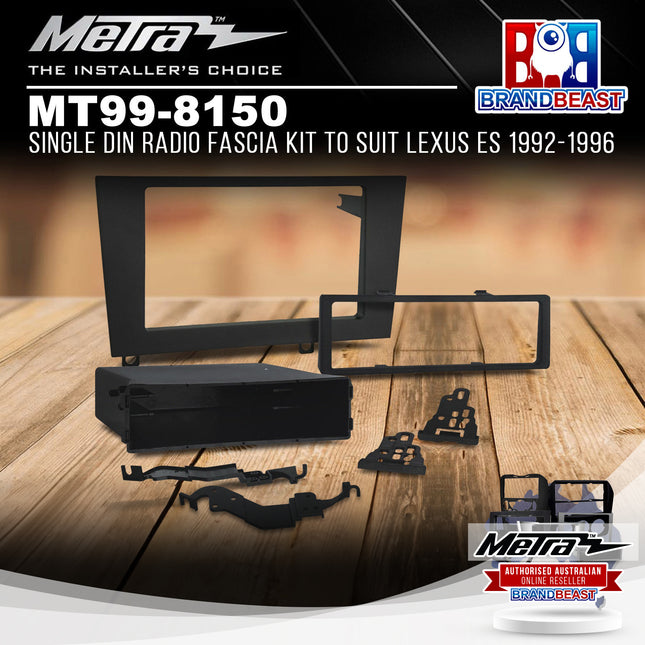 Metra MT99-8150 Single DIN Radio Fascia Kit To Suit Lexus ES 1992-1996