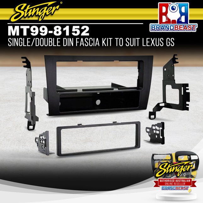 Metra MT99-8152 Single/Double DIN Radio Fascia Kit Suit Lexus GS 1998 - 2006