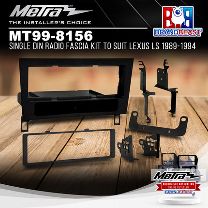Metra MT99-8156 Single DIN Radio Fascia Kit To Suit Lexus LS 1989-1994