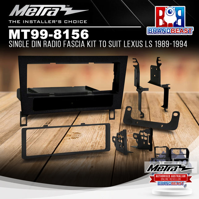 Metra MT99-8156 Single DIN Radio Fascia Kit To Suit Lexus LS 1989-1994