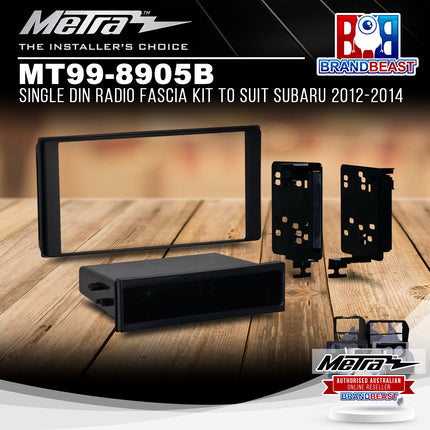 Metra MT99-8905B Single DIN Radio Fascia Kit To Suit Subaru 2012-2014