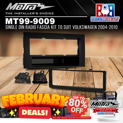 Metra MT99-9009 Single DIN Radio Fascia Kit To Suit Volkswagen 2004-2010