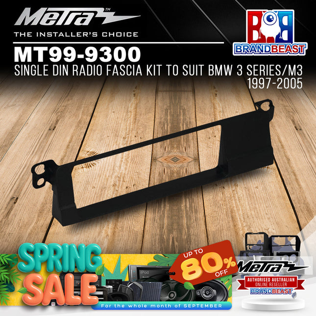 Metra MT99-9300 Single DIN Radio Fascia Kit To Suit BMW 3 Series/M3 1997-2005