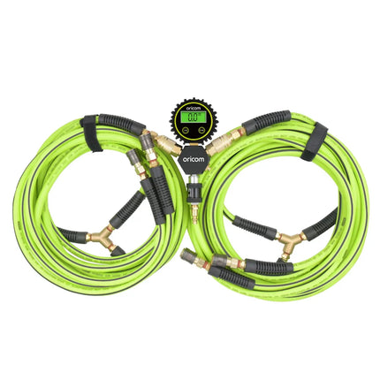 Oricom MTDI4 Quad Tyre Inflator/Deflator Kit with Digital Gauge