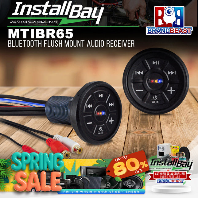 InstallBay MTIBR65 Bluetooth Flush Mount Audio Receiver