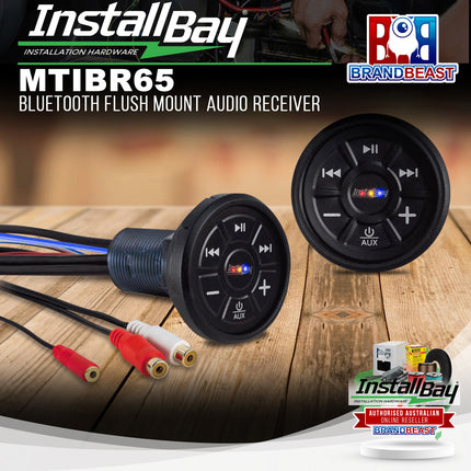 InstallBay MTIBR65 Bluetooth Flush Mount Audio Receiver