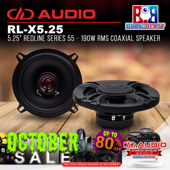 DD Audio DD-RL-X5.25 5.25" Redline Series Coaxial Speaker