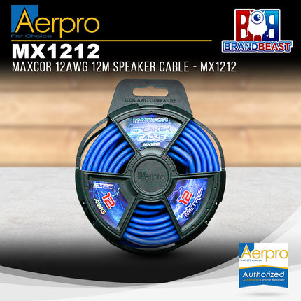 Aerpro MX1212 MAXCOR 12AWG 12M Speaker Cable