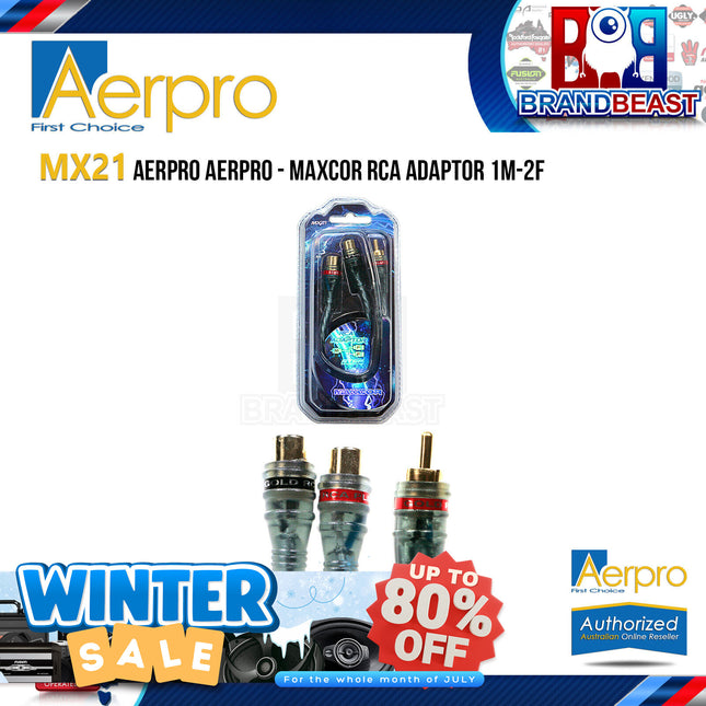 Aerpro MX21 MAXCOR RCA Adaptor 1M-2F