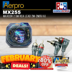 Aerpro MX255 Maxcor 2.5M RCA Lead 2M-2M (R/A)