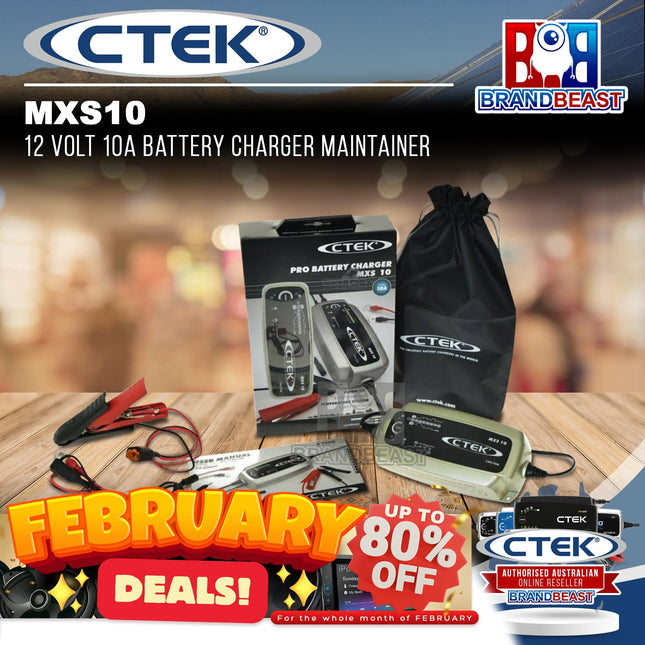 CTEK MXS10 12V 10A Battery Charger and Maintainer